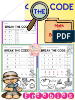 Break Code: Math & Beginning Sounds