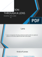 Refraction Through A Lens