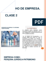 CLASE 2 - Definición de Empresa y Su Régimen Constitucional