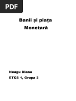 Banii şi piaţa