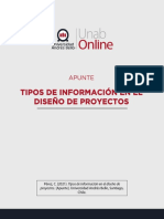 Pérez, C. (2021) - Tipos de Información en El Diseño de