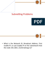 subnetting problems