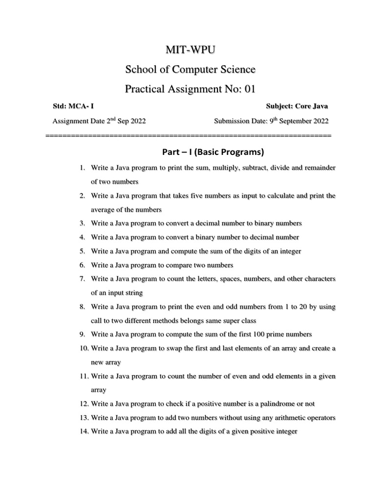 core-java-practical-assignment-no-1-a-comprehensive-collection-of