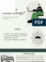 What Is A Cloud Storage?