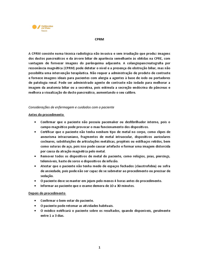 Cpre - CPRM | PDF
