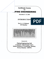 Piping Engineering Course Notes Free PDF