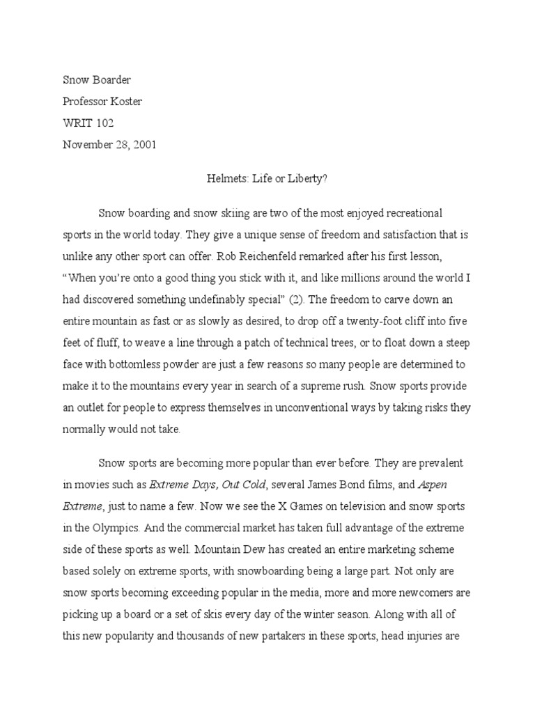 Extreme, Just To Name A Few. Now We See The X Games On Television and