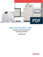 Technical Note 2018-003 - Analytical Conditions and Typical Tests