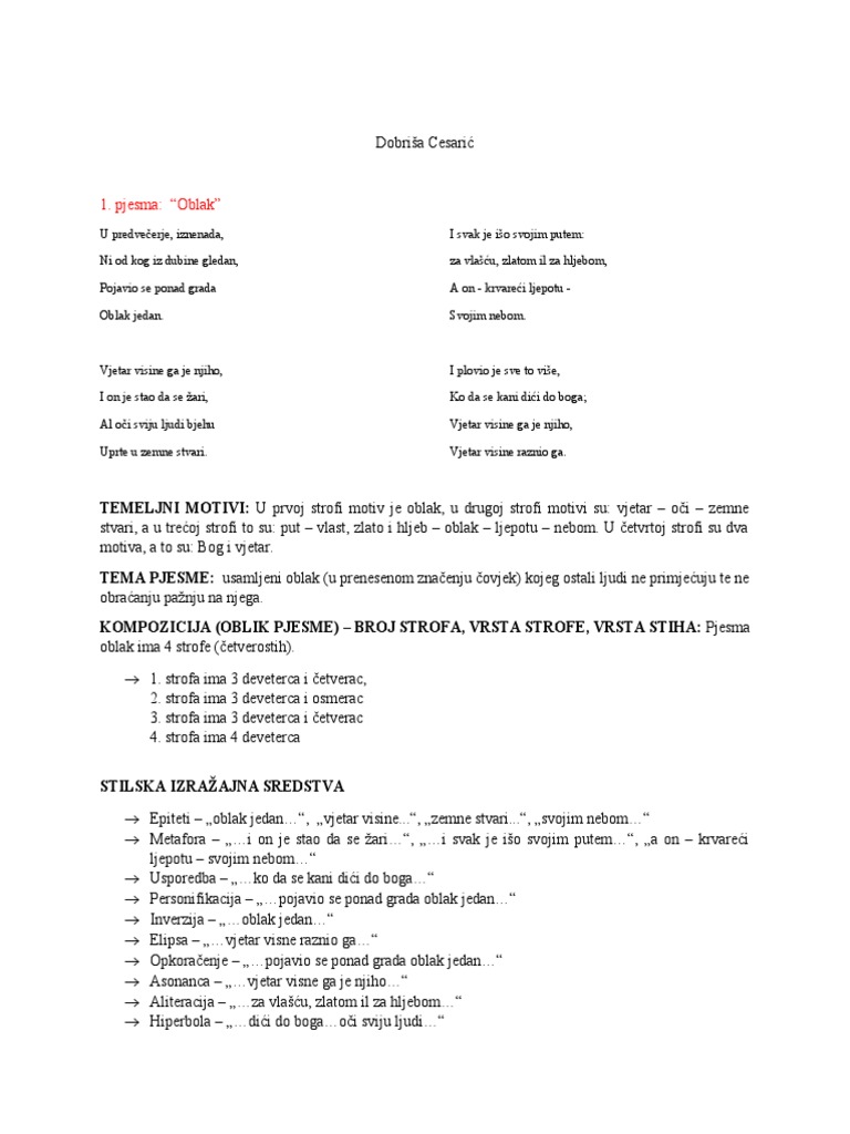 Dobriša Cesarić | PDF