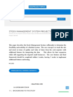 Eduprojecttopics Com Product Stock Management System Project Report