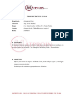 Informe de Servicio Electrico Acopio 1