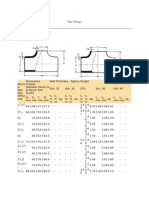 Pipe Fittings Dimension