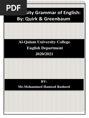 洋書 Quirk et al. A Comprehensive Grammar of the English