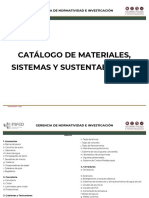 Catalogo de Materiales Sistemas y Sustentabilidad