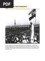 Key Events in Indian History Timeline | PDF | Mahatma Gandhi | British Raj