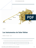 ESA - Los Instrumentos de Solar Orbiter