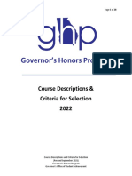 GHP 2022 Course Descriptions Criteria-093021