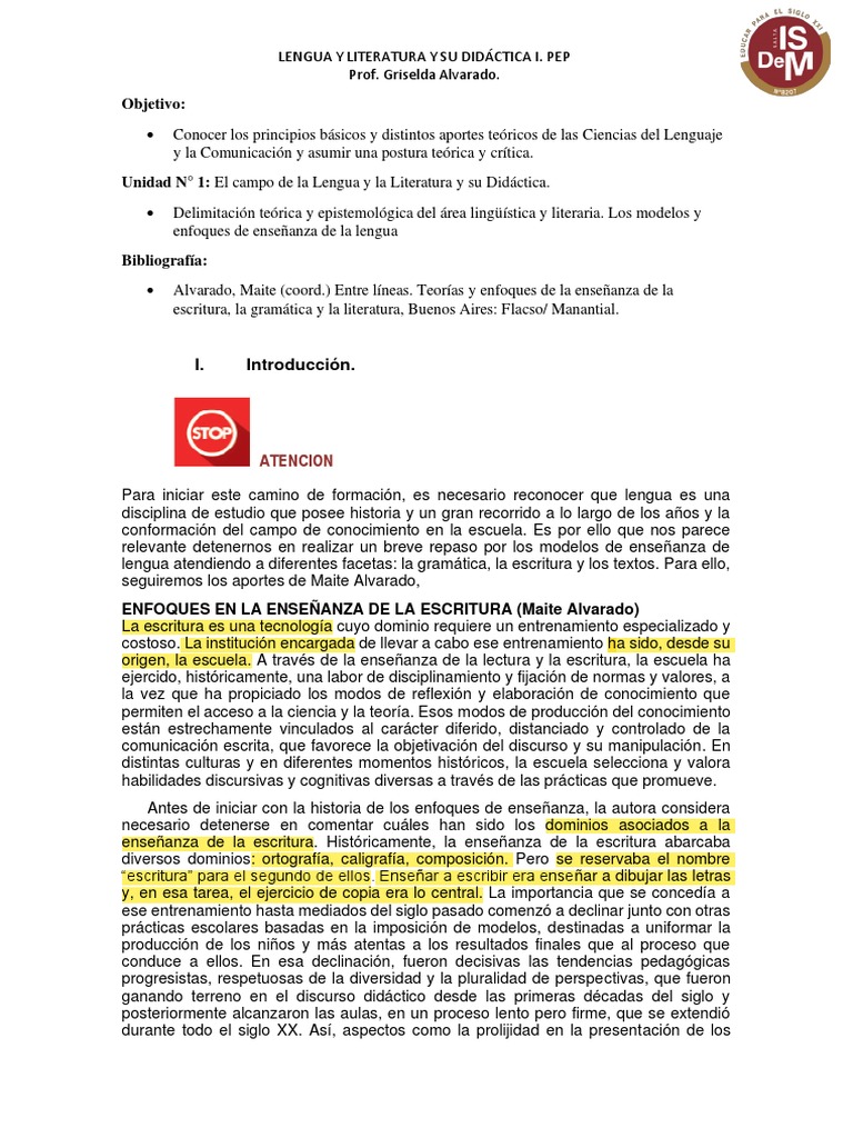 Didáctica de Lengua y Literatura I | PDF | Retórica | Método de enseñanza
