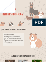 Presentación Etología y Adiestramiento Canino Ilustraciones Divertidas Tonos Crema Pastel