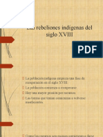 Las Rebeliones Indígenas Del Siglo XVIII