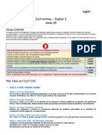 Week 09 - Indicaciones en Español - Inglés 1