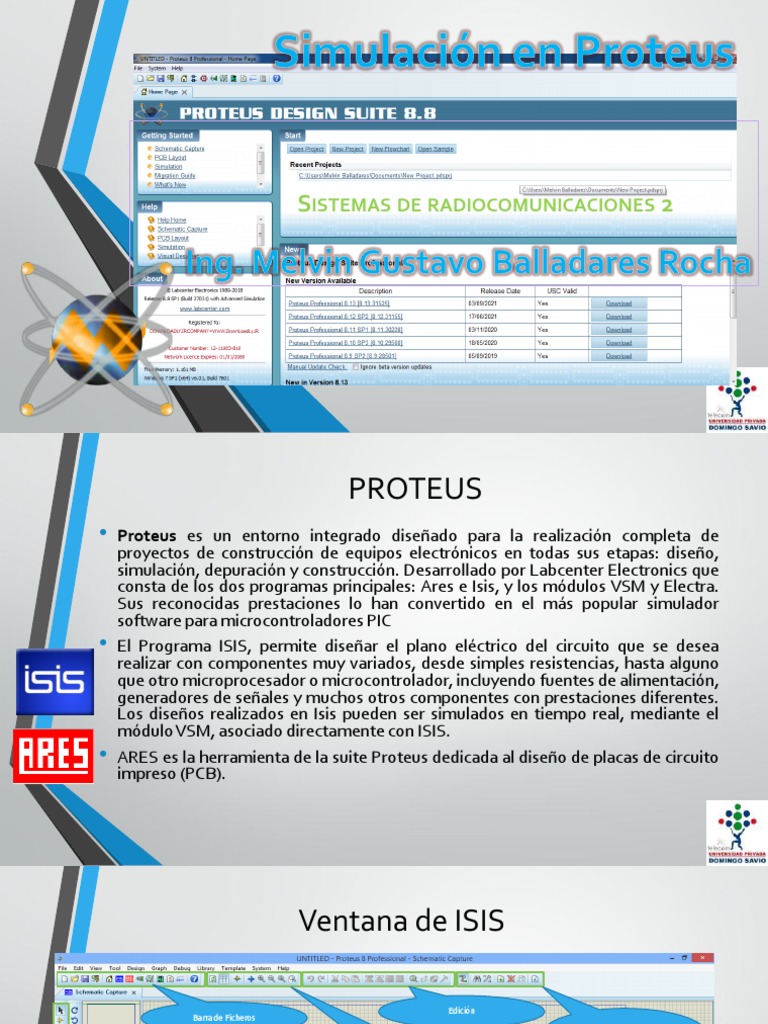 Simulación de Circuitos en Proteus | PDF