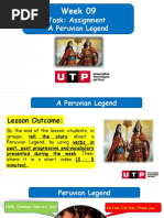 Week 09 - Task Assignment - A Peruvian Legend