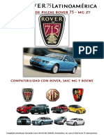 Catálogo de Piezas Rover 75