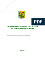 Modelo educativo de la Escuela de Carabineros