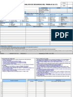 Analisis de Seguridad Del Trabajo (Ats)