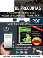 Banco de Preguntas SUBOFICIALES de Armas PNP - 04JUL2022-1