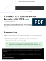 Connect To A Remote Server From IntelliJ IDEA - IntelliJ IDEA