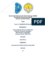 Universidad Autónoma de Santo Domingo (UASD) Facultad de Ciencia de La Salud Escuela de Salud Publica Tema