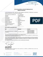 Certificado Afiliación Régimen Subsidiado EPS EMSSANAR