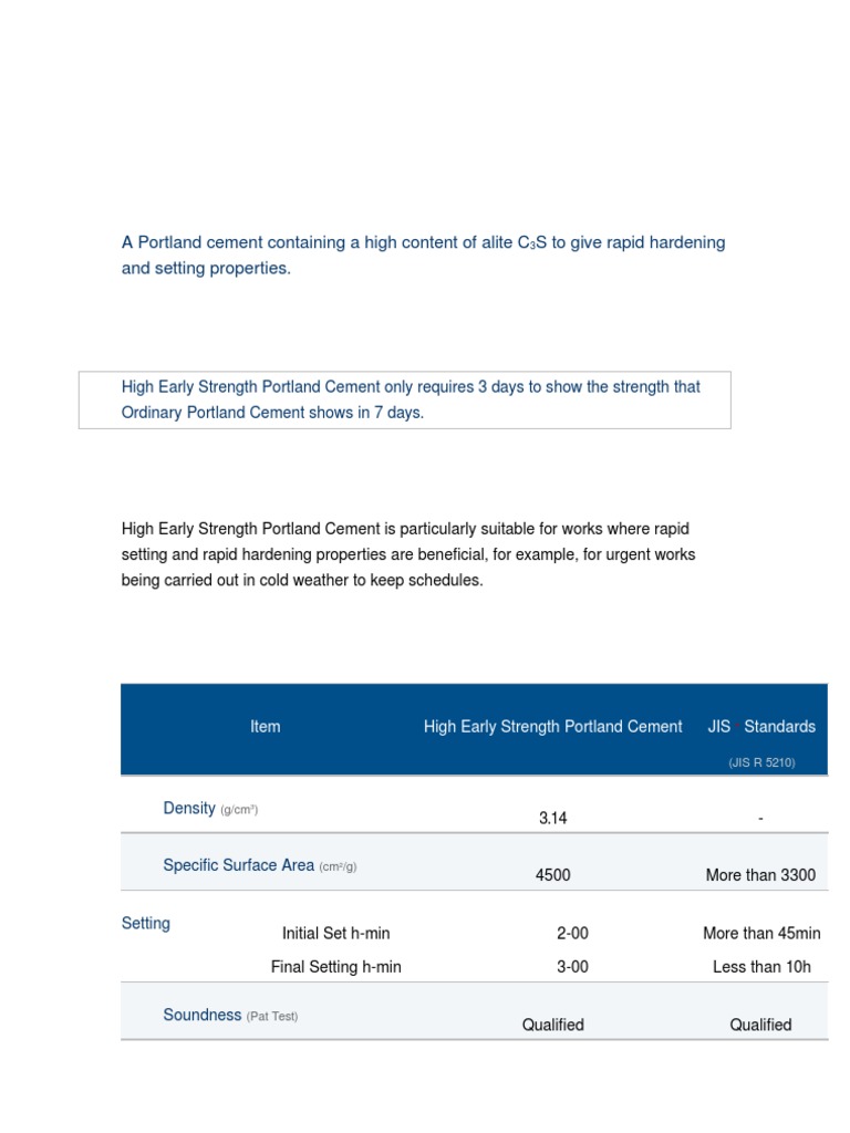 Cement Products | PDF