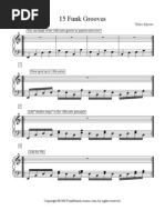 Download 15 Funk Grooves Music by Richard Head SN60076443 doc pdf