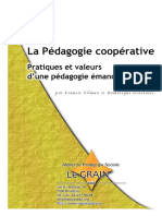 TILMAN GROOTAERS. (2013) - Les Pédagogie Coopérative Et Émancipatrice.