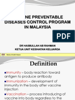 Immunization Program in Malaysia DR Hasbullah