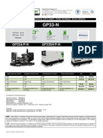 GP33A/P-N GP33SH/P-N GP33S/P-N: Scheda Tecnica / Technical Data Sheet / Fiche Tecnique / Ficha Tecnica