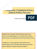 Ciudadanía, Ciud. Activa y Sistema Político Peruano. JCHA