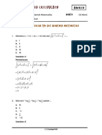 Pembahasan Soal To Akademik Matematika