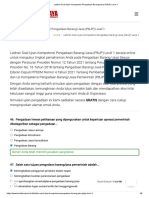 Latihan Soal Ujian Kompetensi Pengadaan Barang - Jasa (PBJP) Level 1 Page 2