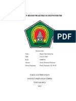 Laporan Resmi Praktikum Ekonometri - 21331 - SMBP B - Bagus Cipta Indrawan