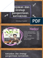 Kebijakan Dan Strategi Pengentasan Kemiskinan