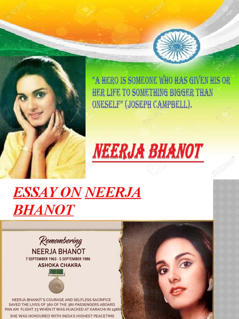 Neerja Bhanot (Gallantry Award Winner) Ashoka Chakra PDF