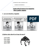 Examen de Matemática