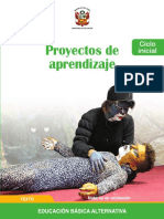 Proyectos de Aprendizaje. Ciclo Inicial Educación Básica Alternativa