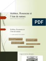 Hobbes Et Rousseau - Letat de Nature