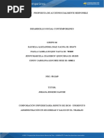 Actividad #15 - Propuesta de Acciónsocialmente Responble