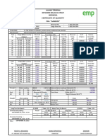 Certificate of Quantity